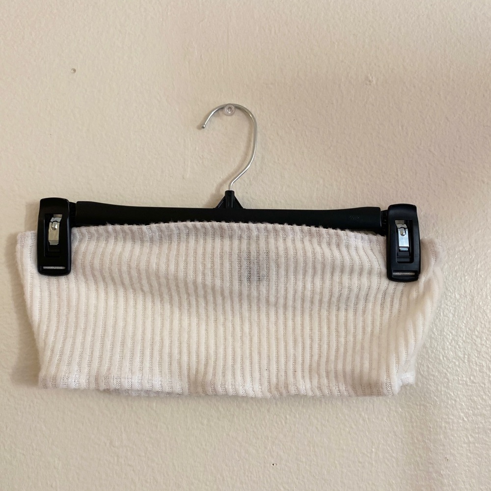 Knitted White Tube Top